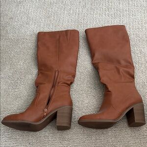 Brown Knee-High Women's Boots